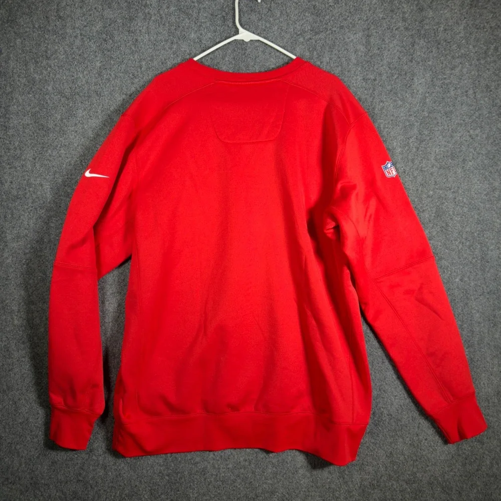 Nike Kansas City Chiefs NFL Onfield Crewneck Sweatshirt Mens XLT Team Issued